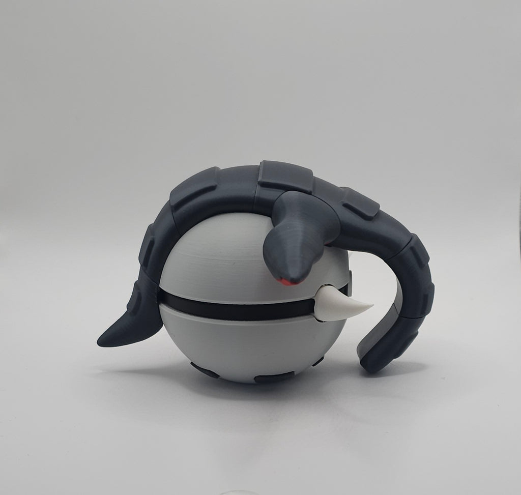 Pokemon Character Design- 3D Printed Pokeball- Donphan- Unique Display Collectible