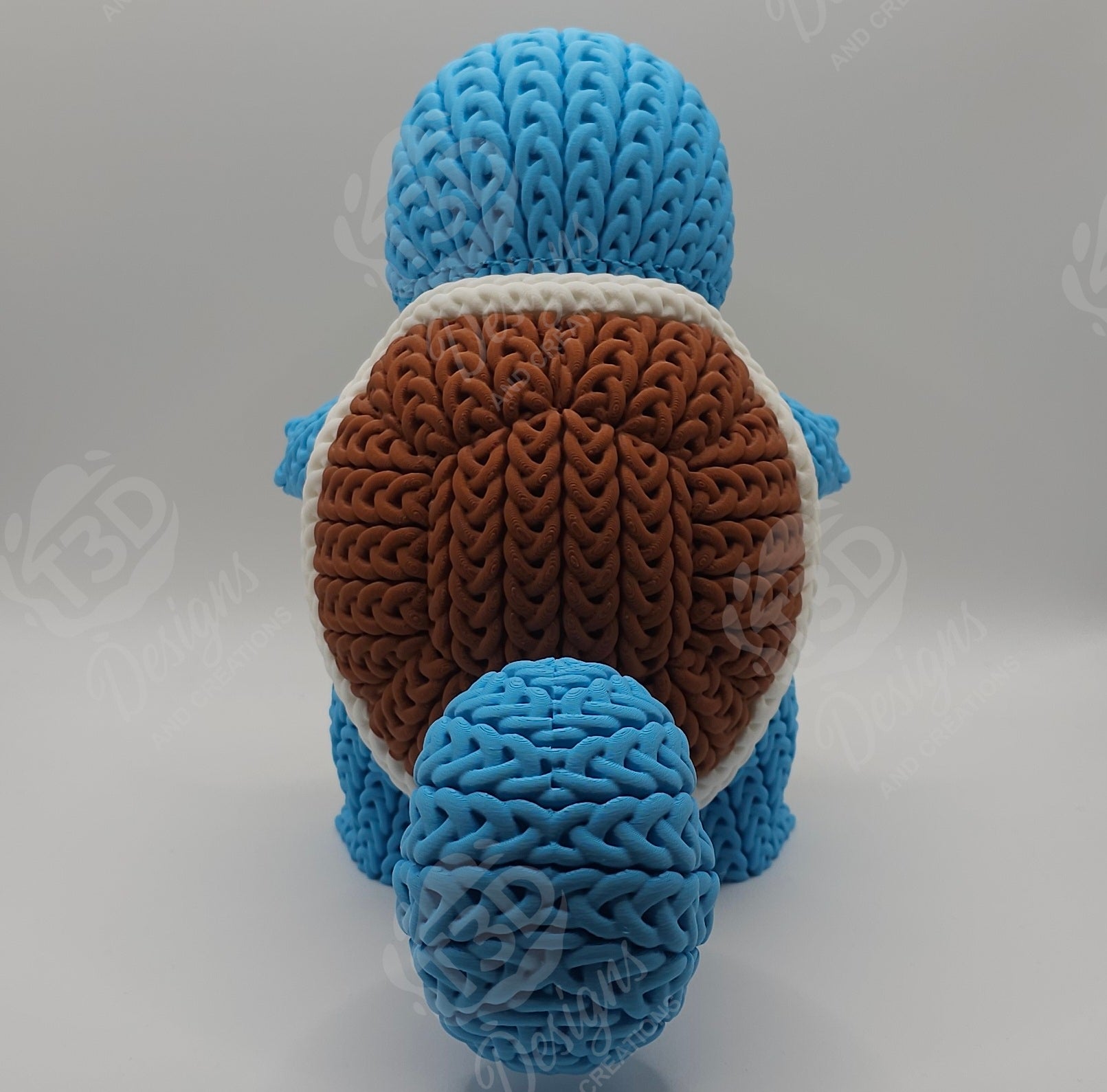 Squirtle & Evolutions Knitted Design Figures