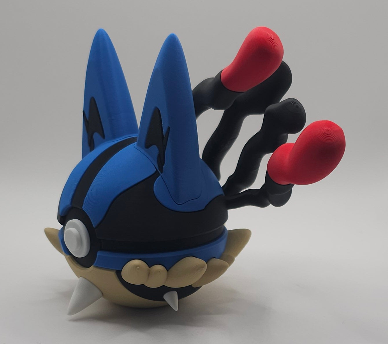 Pokemon Character Design - 3D Printed Pokeball - Mega Lucario - Unique Display Collectible