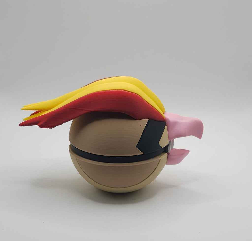 Pokemon Character Design - 3D Printed Pokeball - Pidgeot - Unique Display Collectible