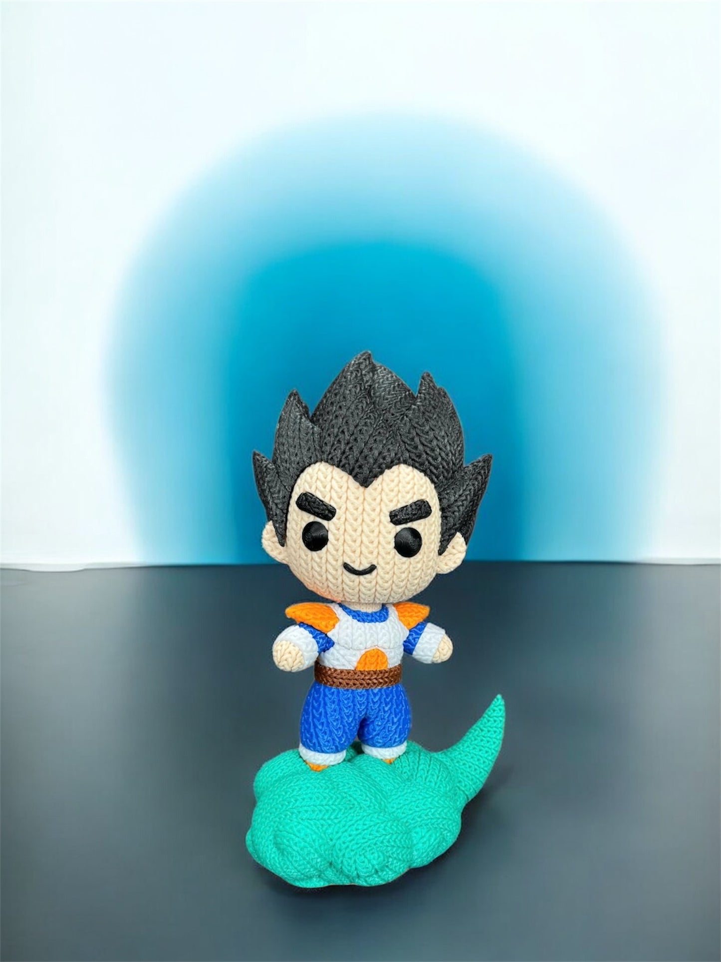 Knitted Design - 3D Printed Dragonball Z Character Figures - Unique Display Collectibles