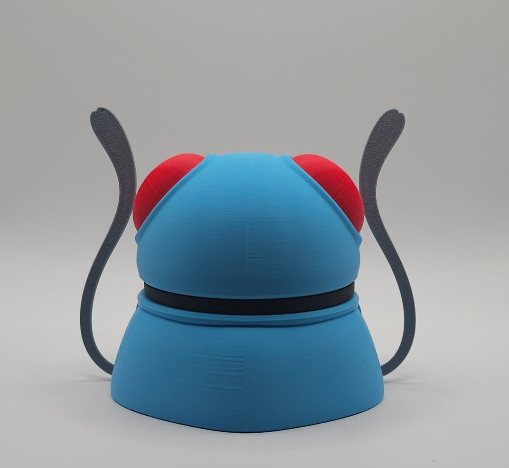 Pokemon Character Design- 3D Printed Pokeball- Tentacool- Unique Display Collectible