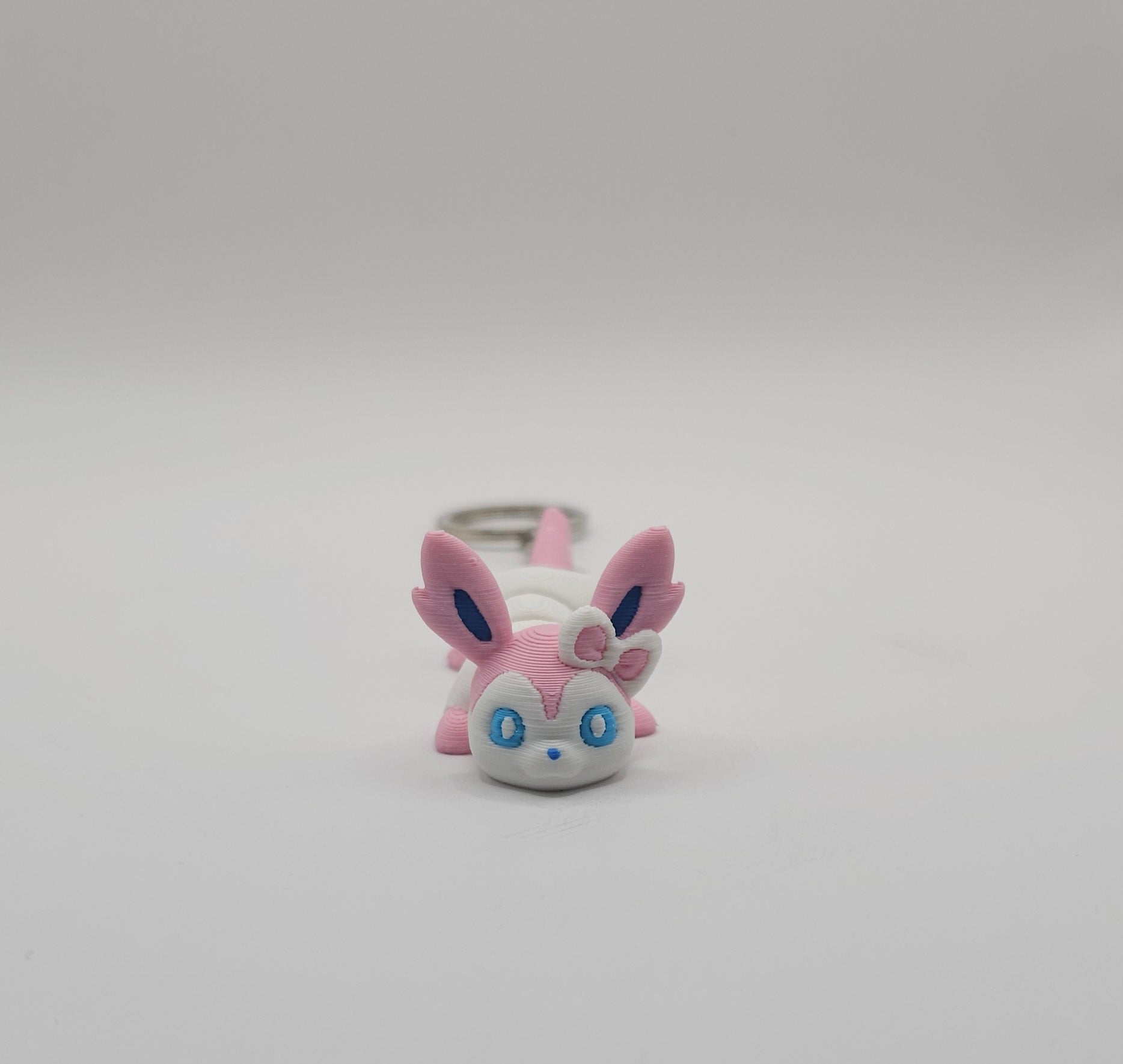 Eevee & Eeveelutions Pokemon Character- 3D Printed Flexi Keychain- Unique Fan Art Collectible