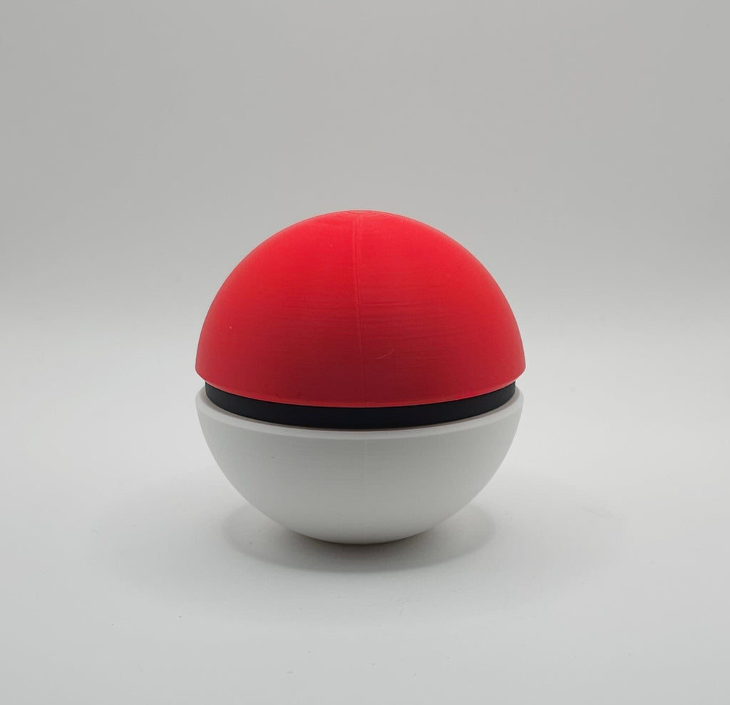 Pokemon 3D Printed Pokeball- Original Pokeball Design- Unique Fan Art Collectible