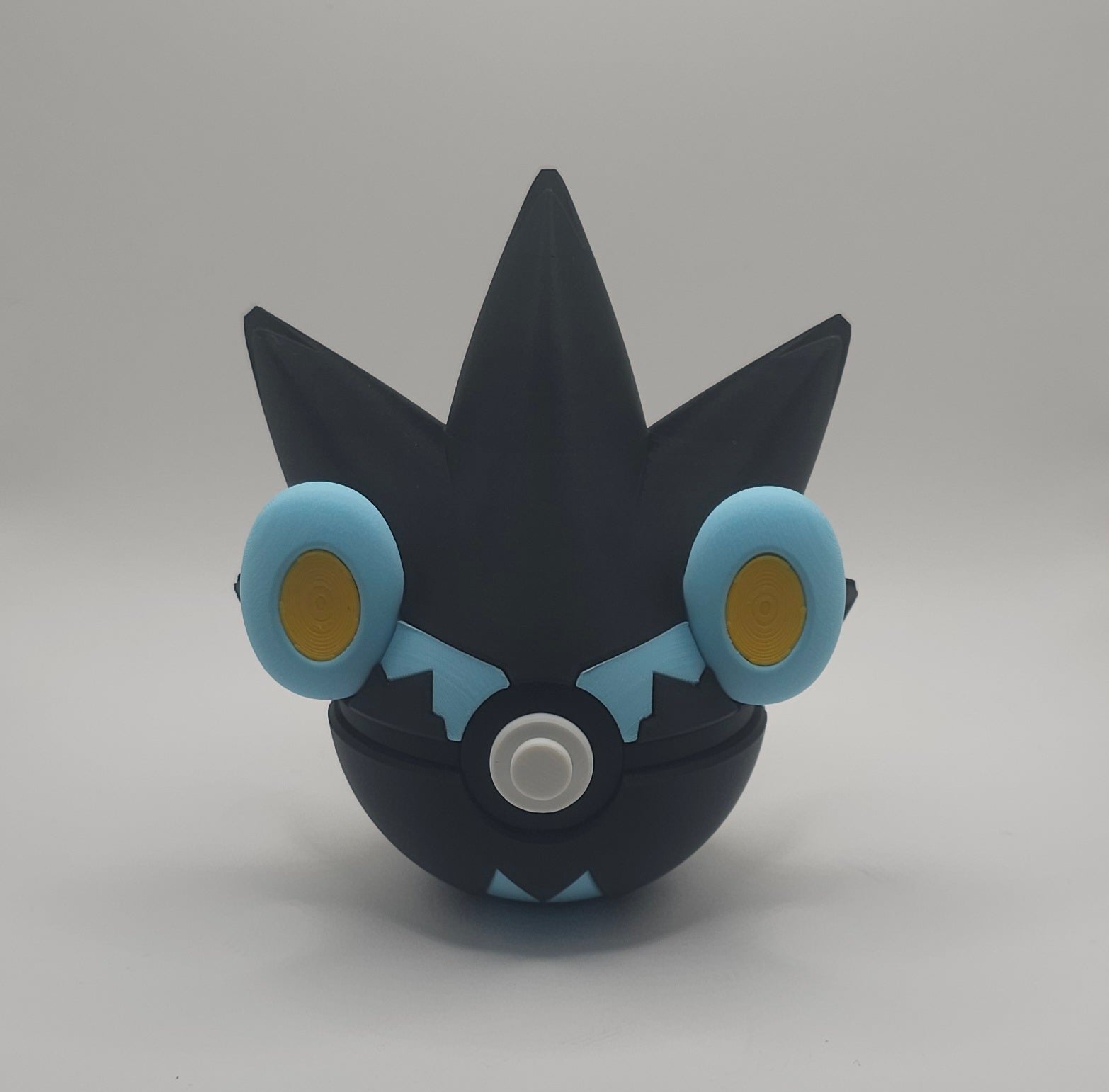 Pokemon Character Design- 3D Printed Pokeball- Luxray - Unique Display Collectible