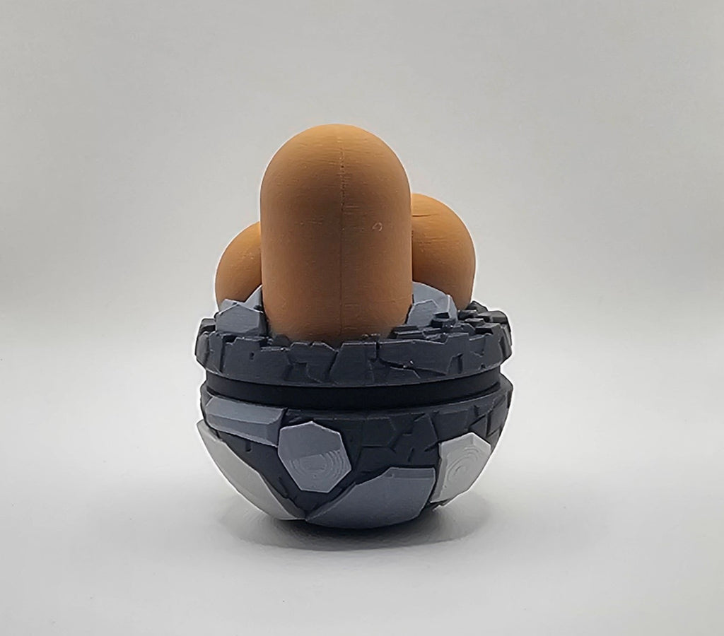 Pokemon Character Design- 3D Printed Pokeball- Dugtrio- Unique Display Fan Art Collectible