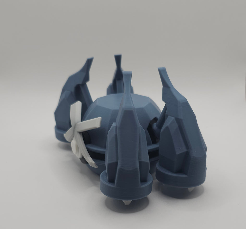 Pokemon Character Design 3D Printed Pokeball - Metagross - Unique Display Collectible
