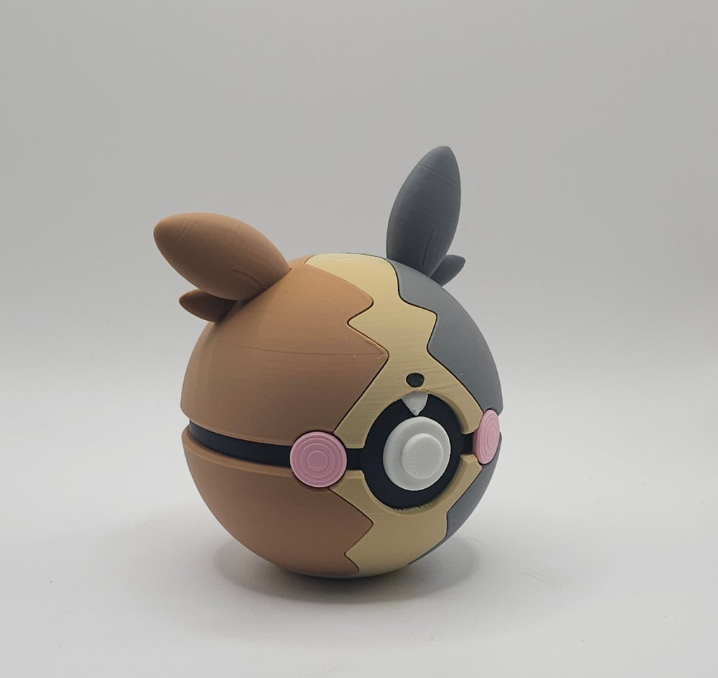 Pokemon Character Design- 3D Printed Pokeball- Morpeko- Unique Display Collectible