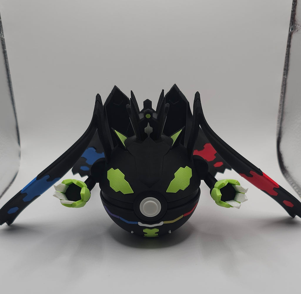 Zygarde Complete Form- Pokemon Character Design- 3D Printed Pokeball- Unique Display Collectible