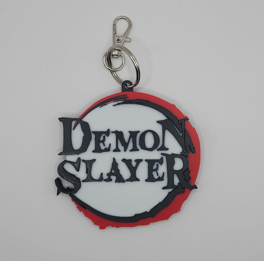 Demon Slayer Inspired Design- 3D Printed Keychain/Bag Charm- Unique Fan Art Collectible