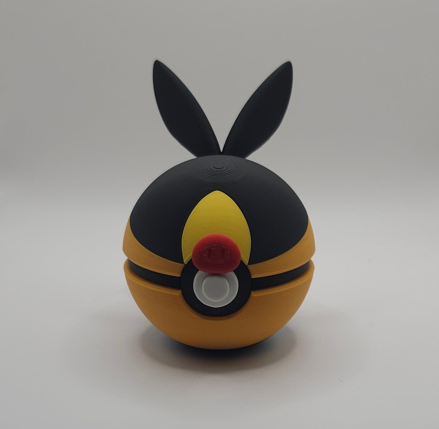 Pokemon Character Design- 3D Printed Pokeball- Tepig- Unique Display Collectible