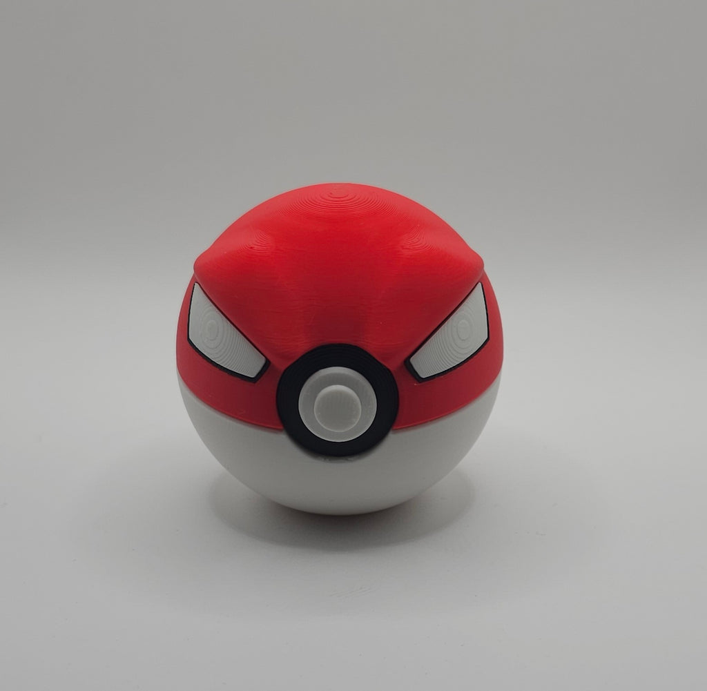 Pokemon Character Design - 3D Printed Pokeball - Voltorb - Unique Display Collectible