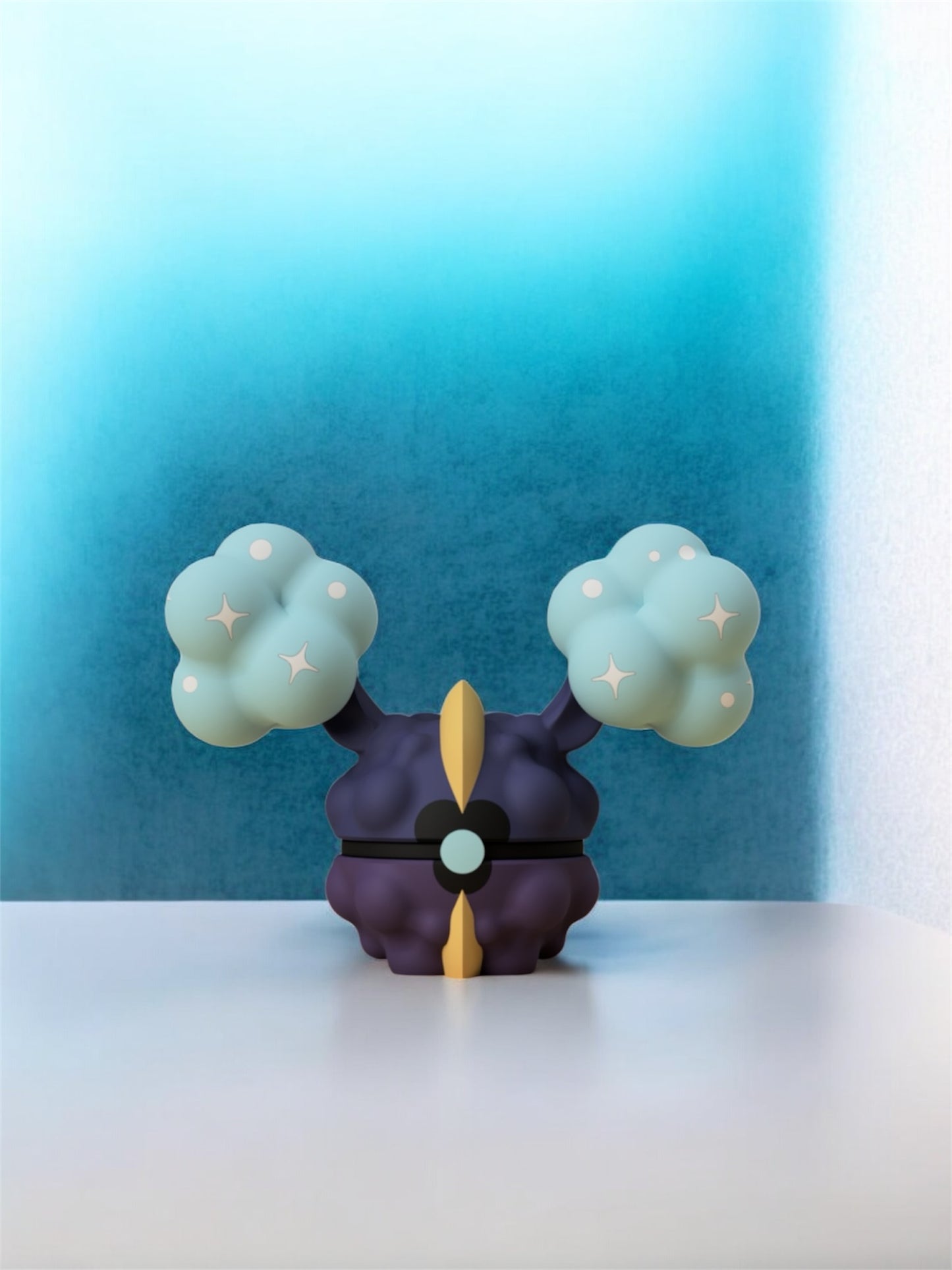 Pokemon Character Design- 3D Printed Pokeball- Cosmog- Unique Display Collectible