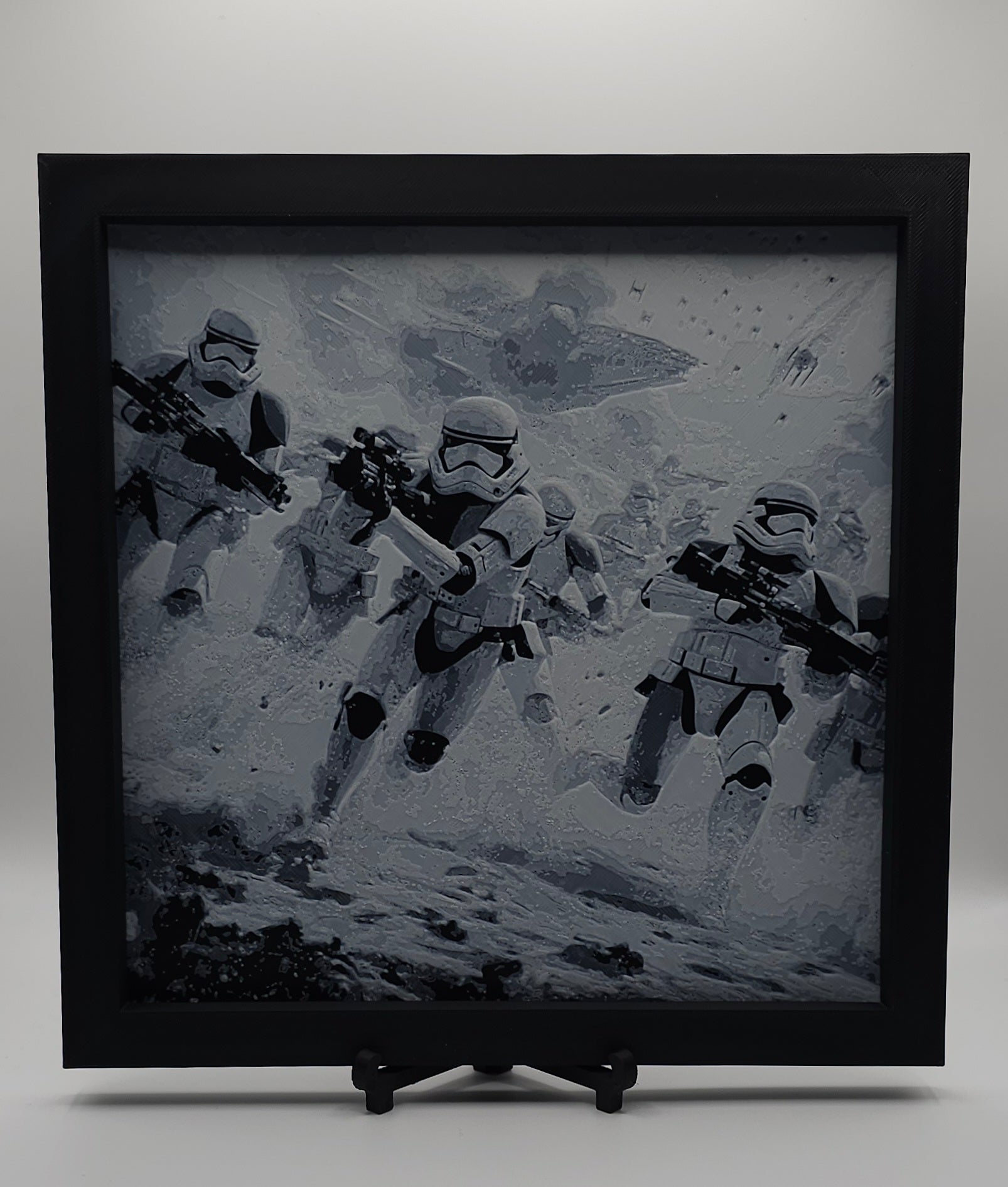Sci-Fi Inspired Design HueForge- 3D Printed Wall Art- Unique Display Collectible