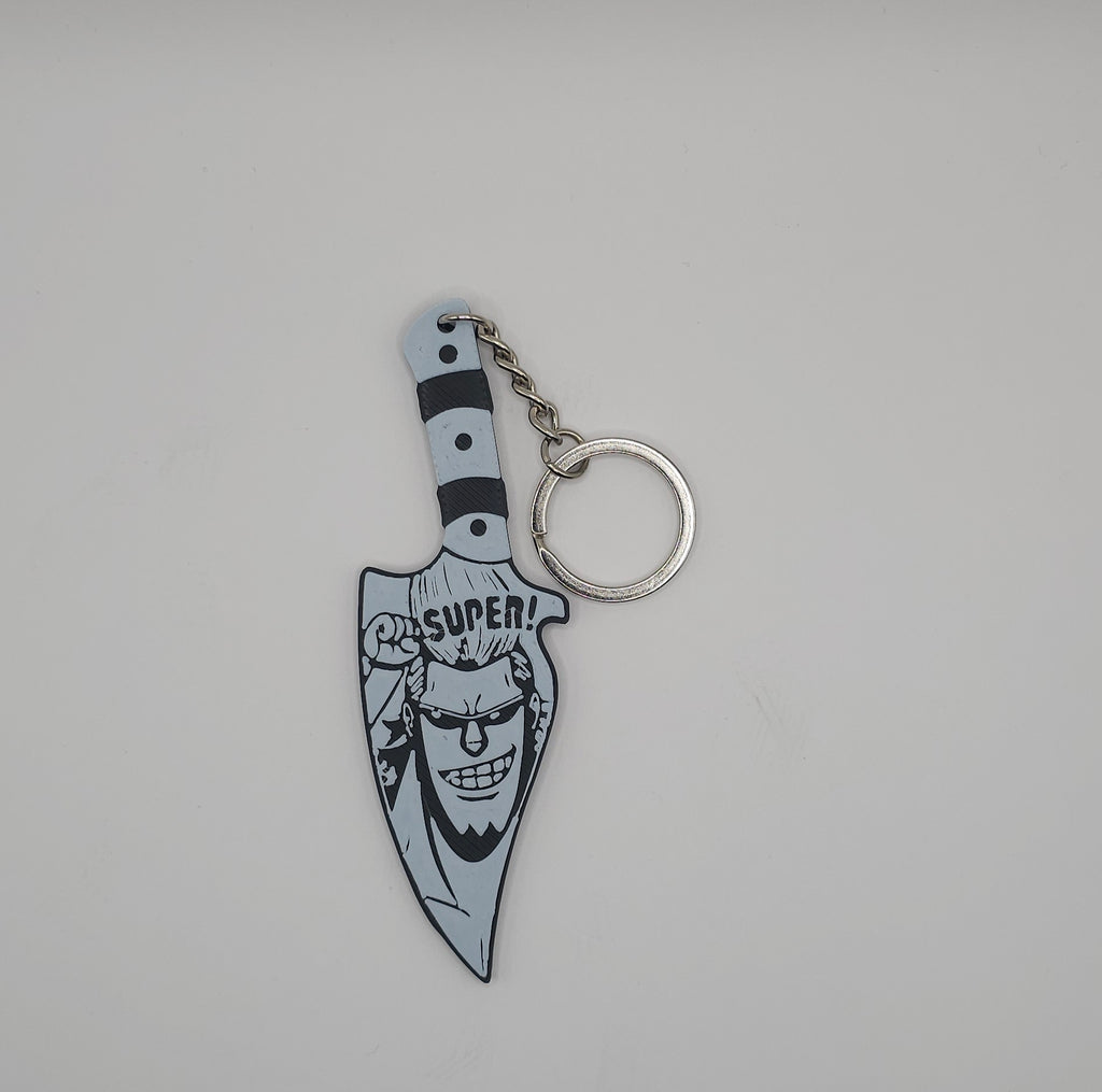One Piece Character Inspired- 3D Printed Dagger Style Keychain- Unique Fan Art Collectible