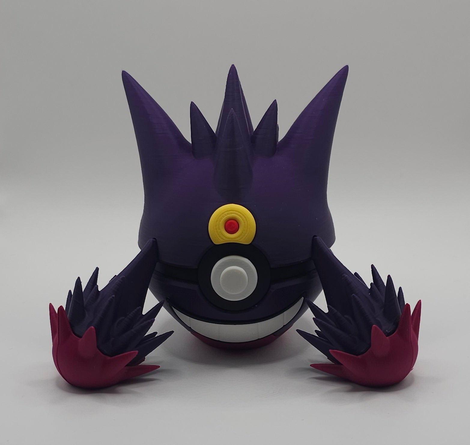 Pokemon Character Design- 3D Printed Pokeball- Mega Gengar - Unique Display Collectible