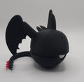 Toothless and Light Fury inspired Pokeball- 3D Printed- Unique Display Collectible