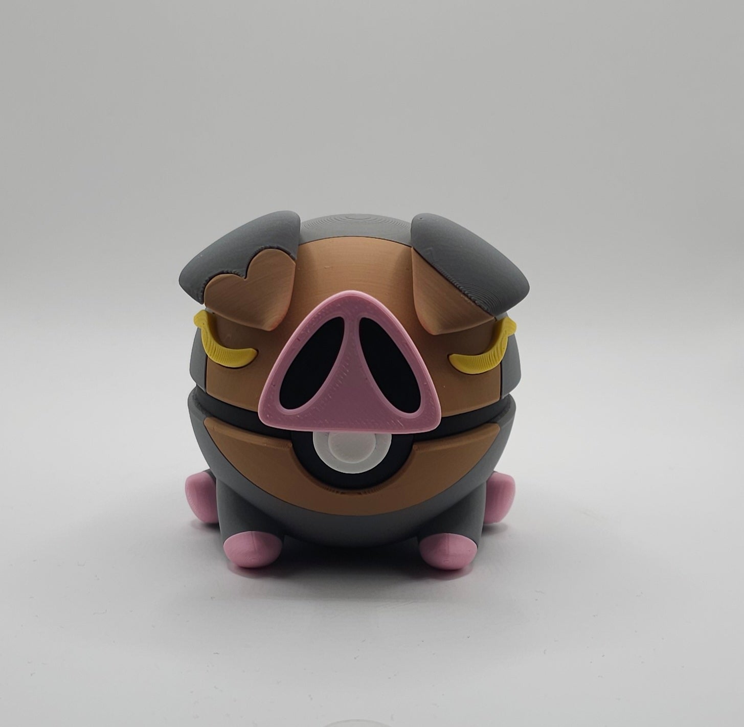 Pokemon Character Design- 3D Printed Pokeball- Lechonk - Unique Display Collectible