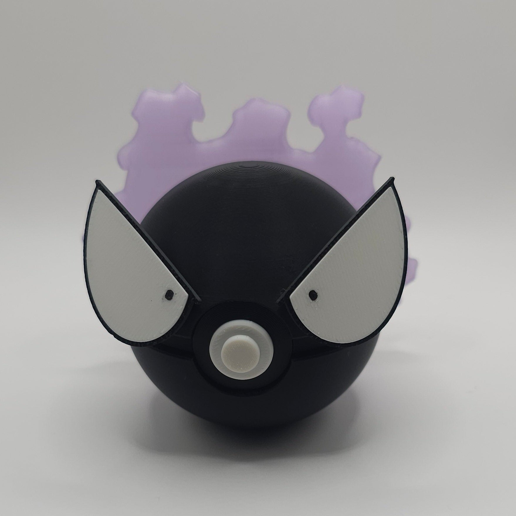 Pokemon Character Design 3D Printed Pokeball - Gastly - Unique Display Collectible