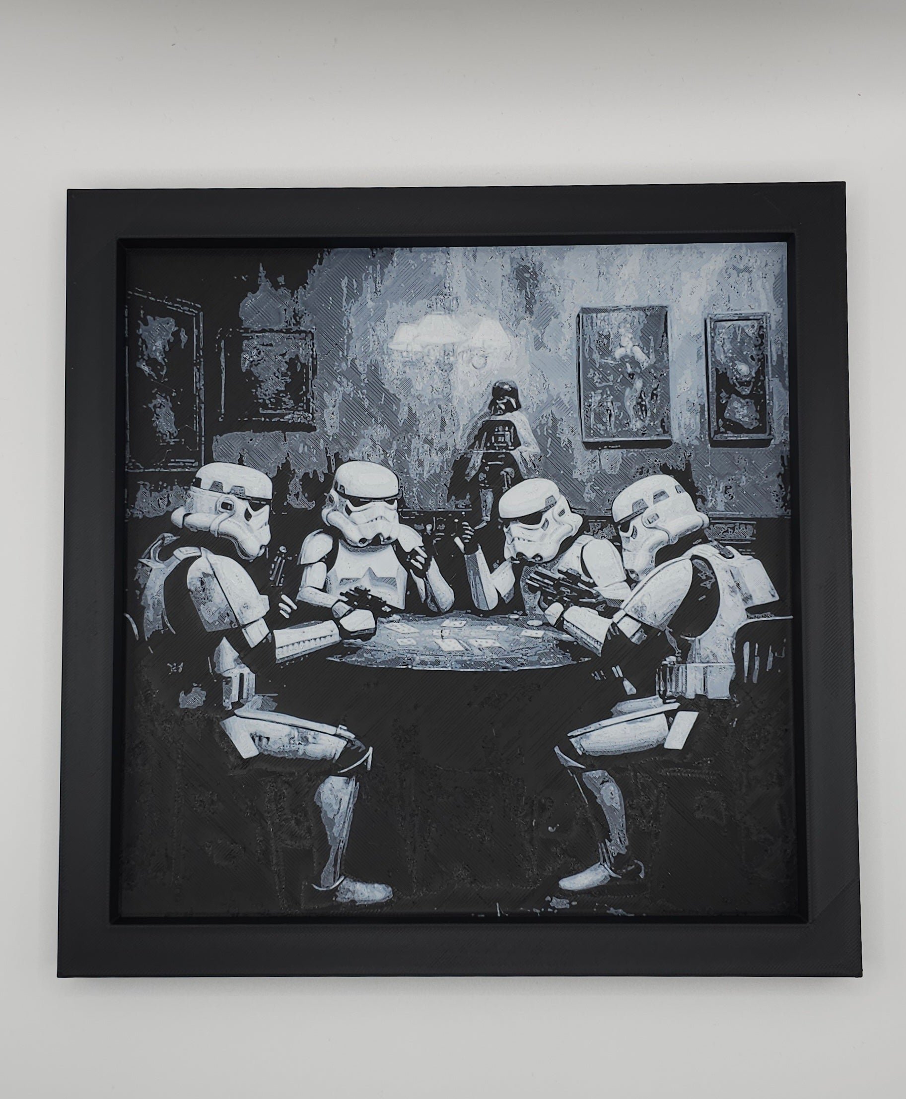 Sci-Fi Inspired Design HueForge- 3D Printed Wall Art- Unique Display Collectible
