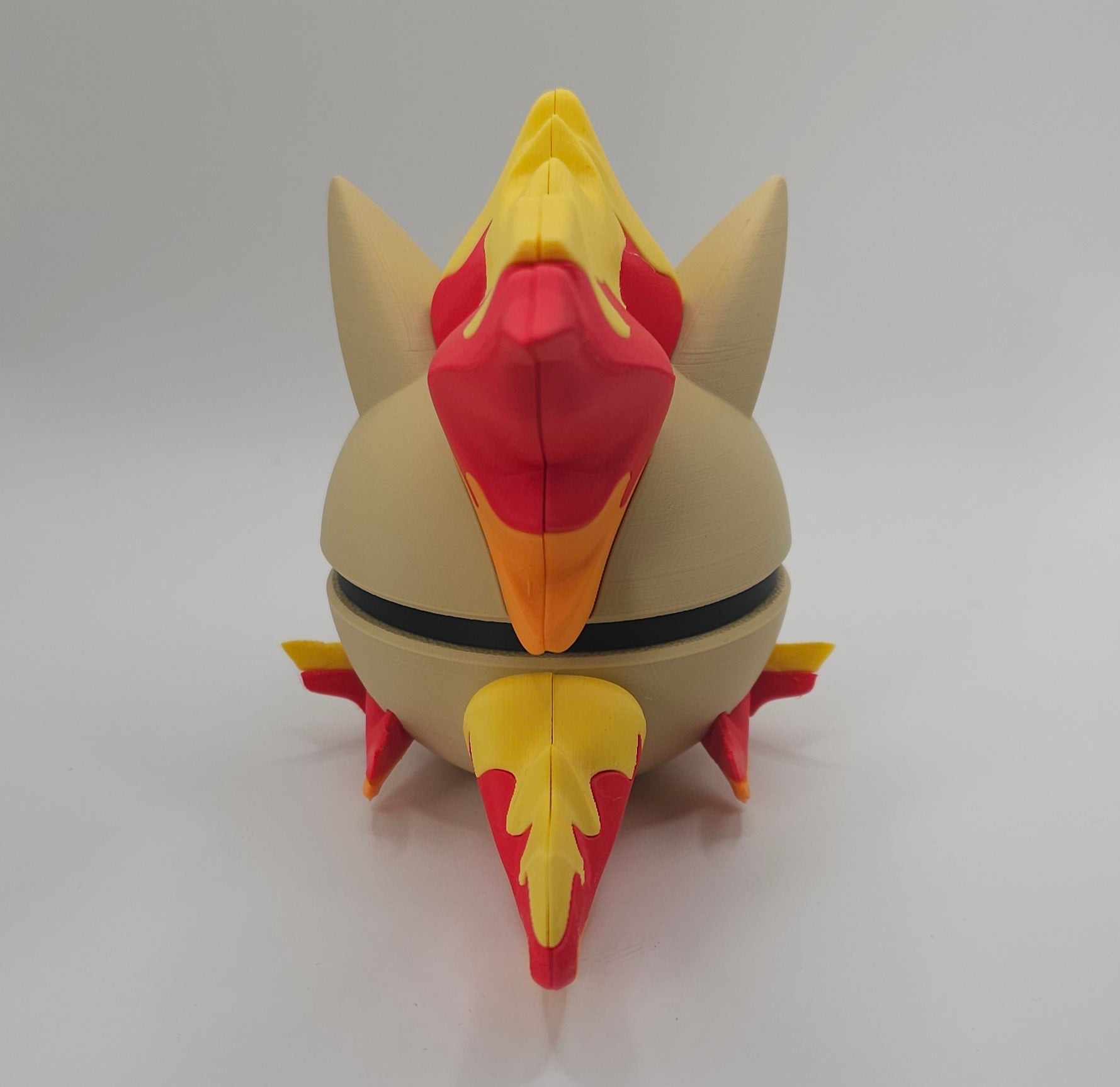 Pokemon Character Design- 3D Printed Pokeball- Rapidash- Unique Display Collectible