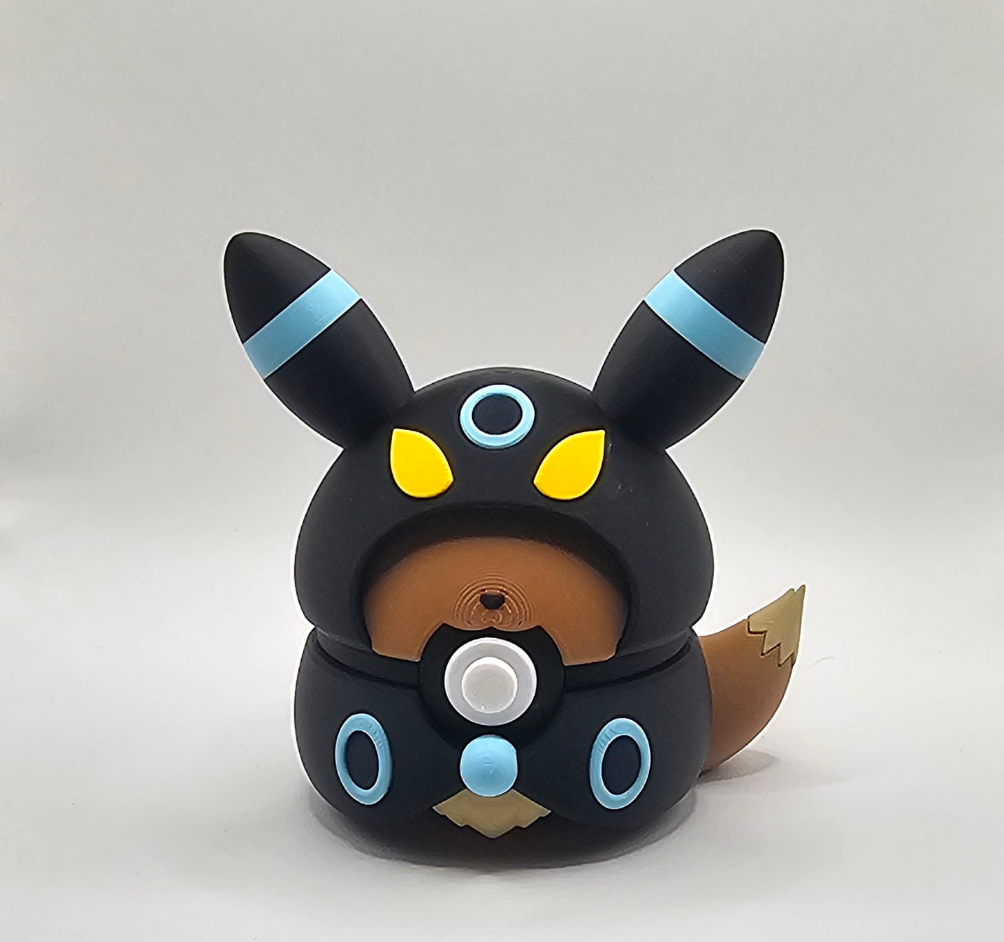 Pokemon Eeveelutions Poncho Design- 3D Printed Pokeball- Unique Display Fan Art Collectible