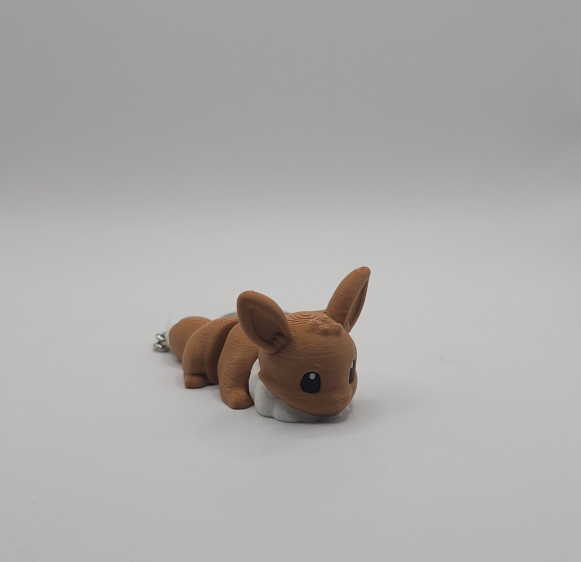 Eevee & Eeveelutions Pokemon Character- 3D Printed Flexi Keychain- Unique Fan Art Collectible