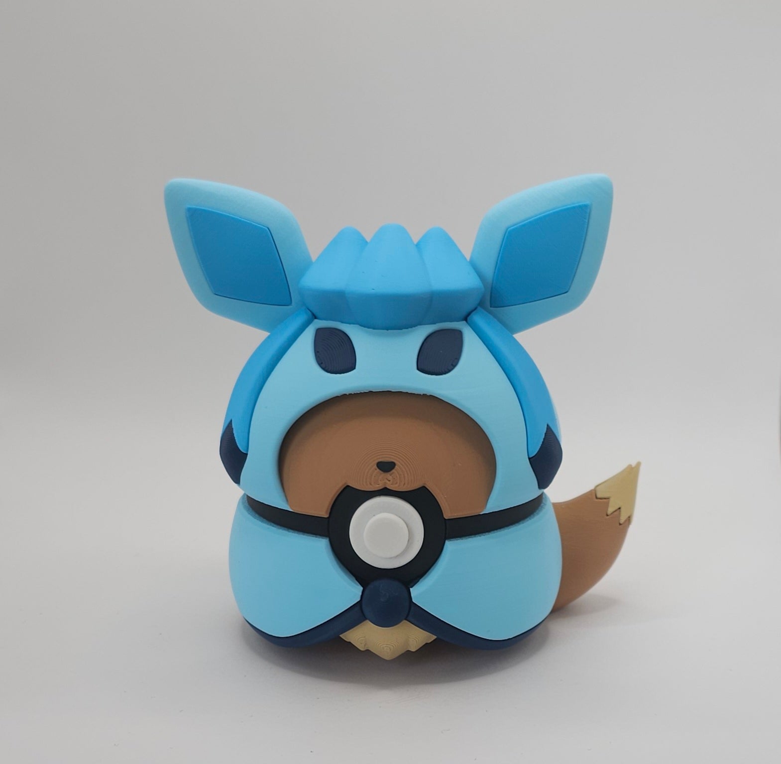 Pokemon Eeveelutions Poncho Design- 3D Printed Pokeball- Unique Display Fan Art Collectible