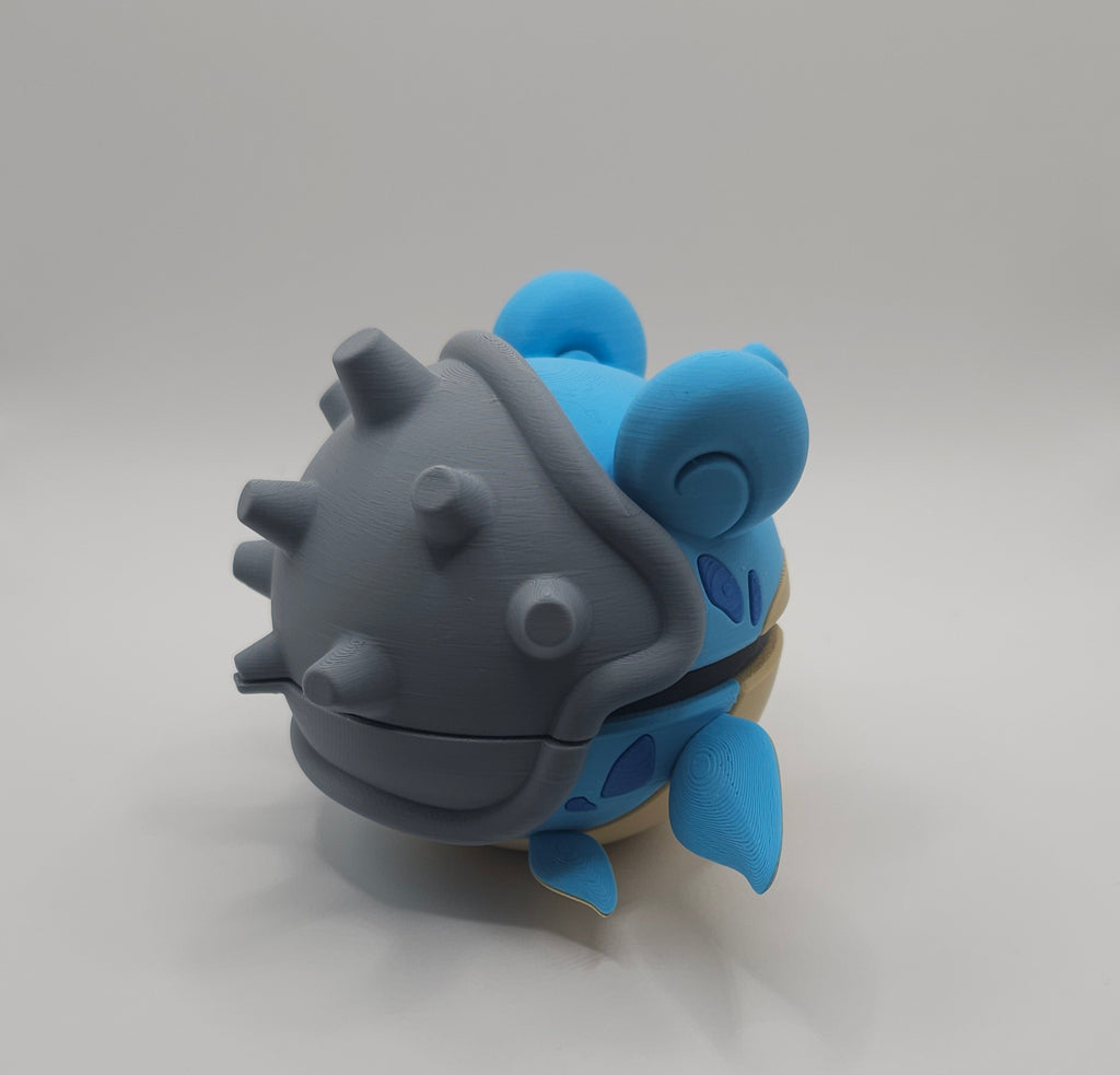 Pokemon Character Design - 3D Printed Pokeball - Lapras - Unique Display Fan Art Collectible