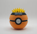 Naruto Inspired Pokeball- 3D Printed Unique Display Collectible