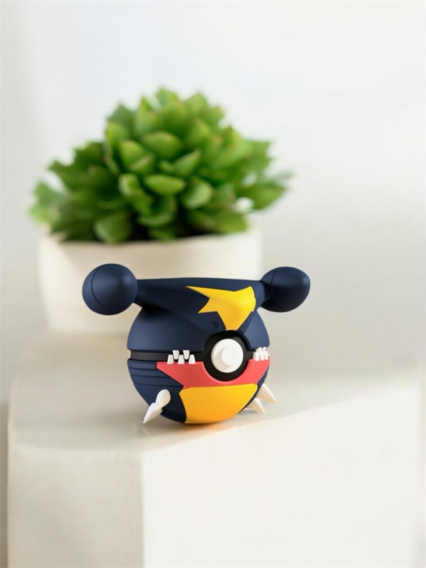 Pokemon Character Design - 3D Printed Pokeball - Garchomp - Unique Display Collectible