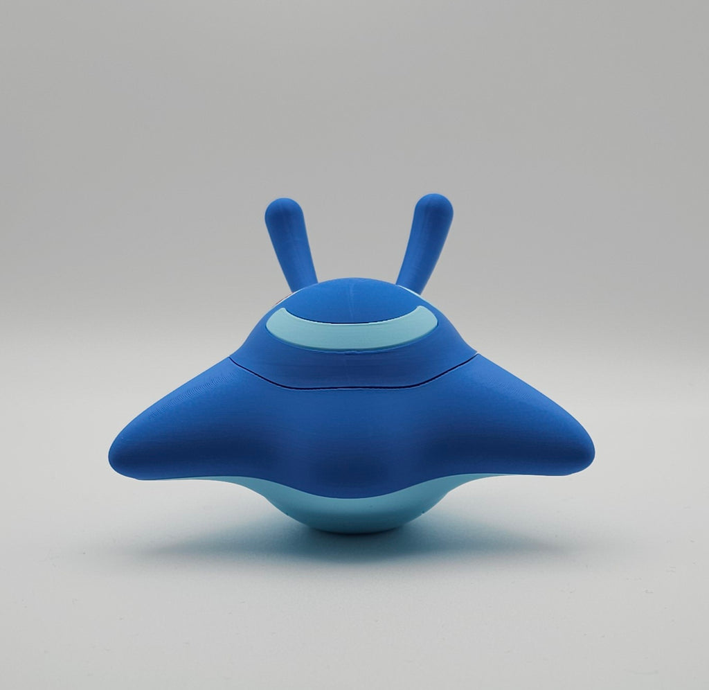 Pokemon Character Design- 3D Printed Pokeball- Mantyke- Unique Display Collectible