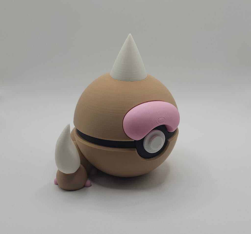 Pokemon Character Design - 3D Printed Pokeball - Weedle - Unique Display Collectible