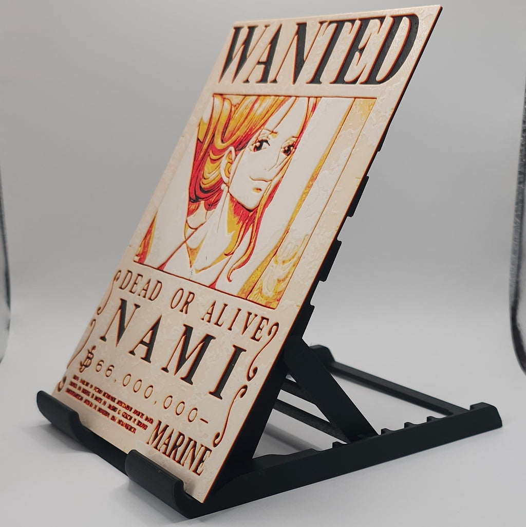 One Piece Inspired Wanted Character Posters- 3D Printed Hueforge- Unique Display Fan Art Collectible