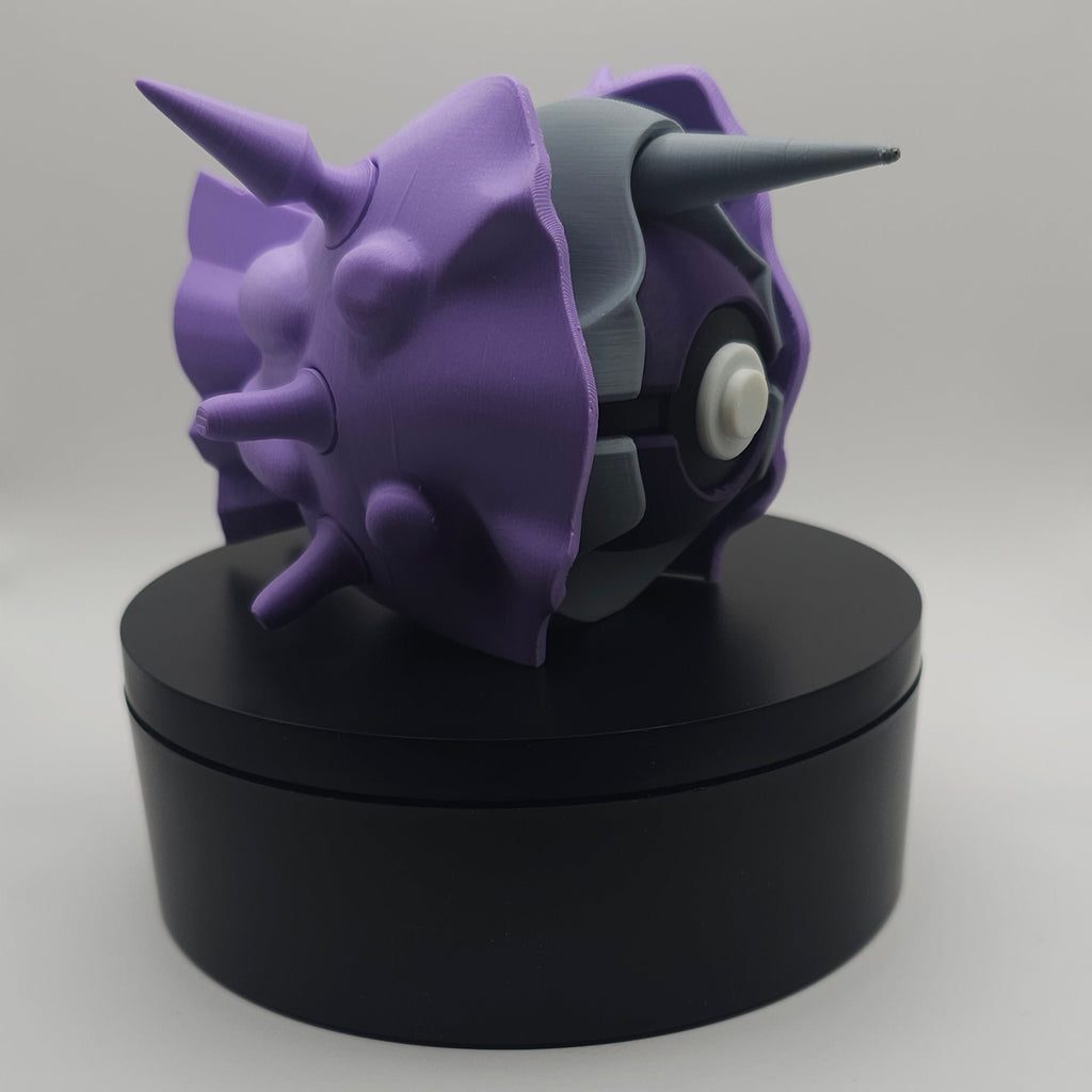 Pokemon Character Design- 3D Printed Pokeball- Cloyster- Unique Display Collectible