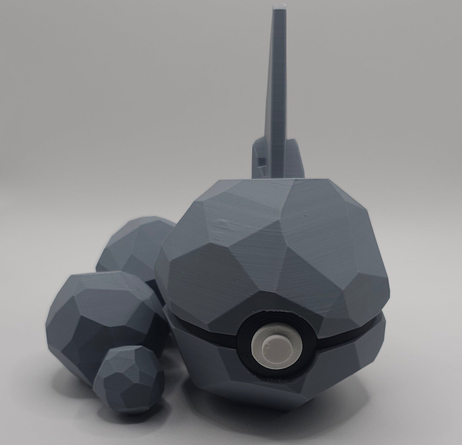 Pokemon Character Design - 3D Printed Pokeball - Onix - Unique Display Collectible