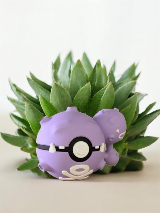 Pokemon Character Design - 3D Printed Pokeball - Weezing - Unique Display Collectible