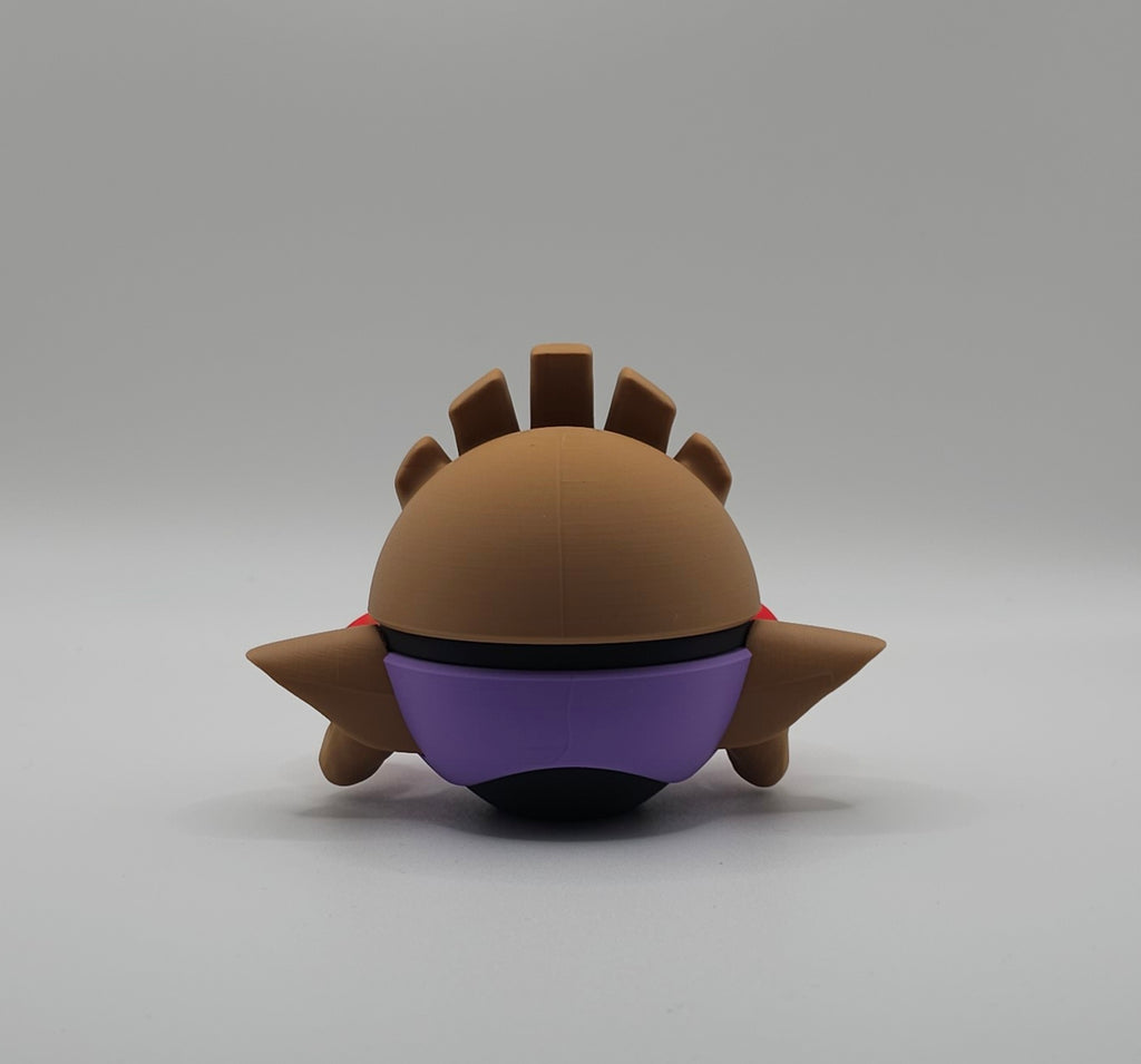 Pokemon Character Design- 3D Printed Pokeball- Hitmonchan- Unique Display Collectible