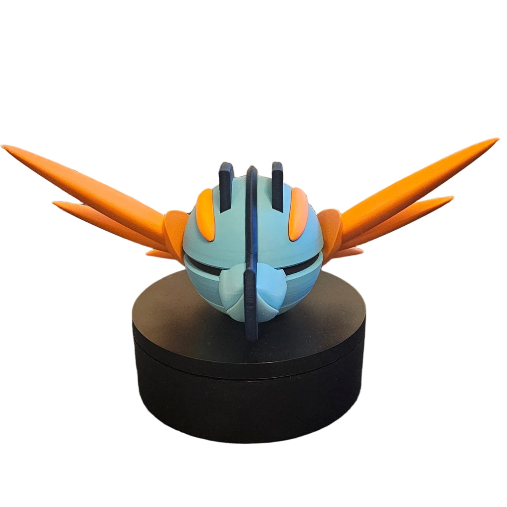 Pokemon Character Design- 3D Printed Pokeball- Mega Swampert- Unique Display Collectible