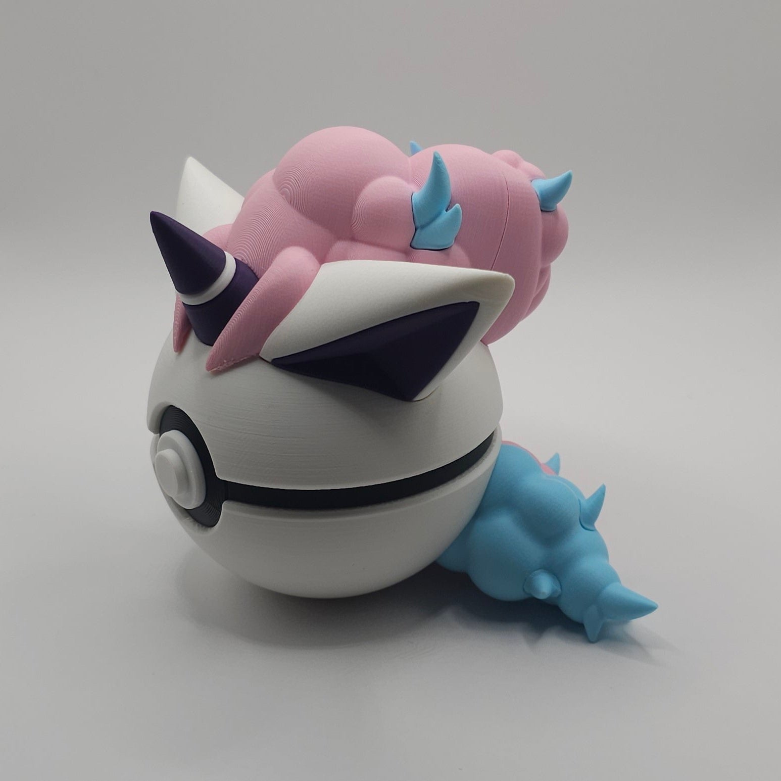 Pokemon Character Design- 3D Printed Pokeball- Galarian Ponyta- Unique Display Fan Art Collectible