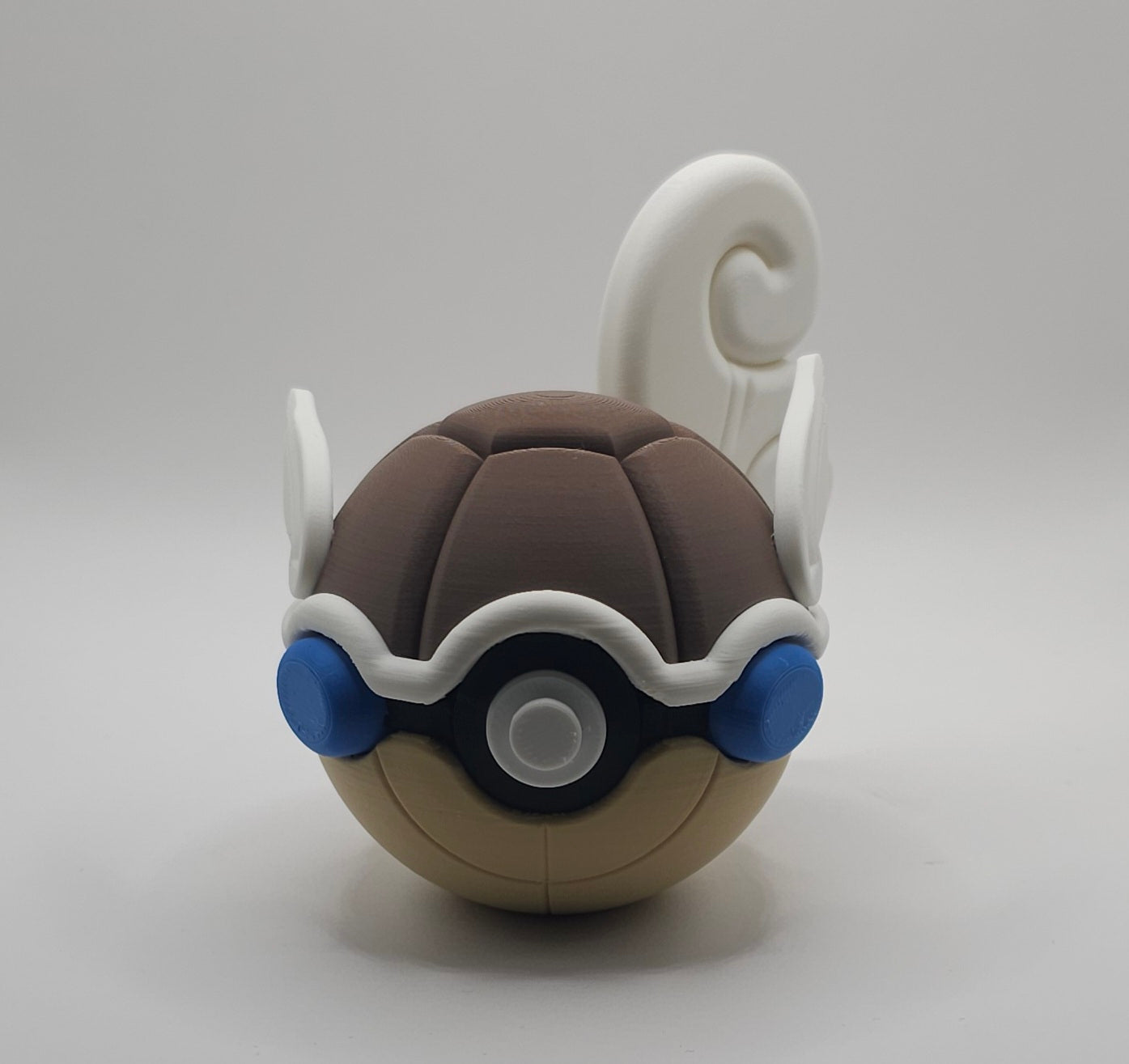 Pokemon Character Design - 3D Printed Pokeball - Wartortle - Unique Display Collectible