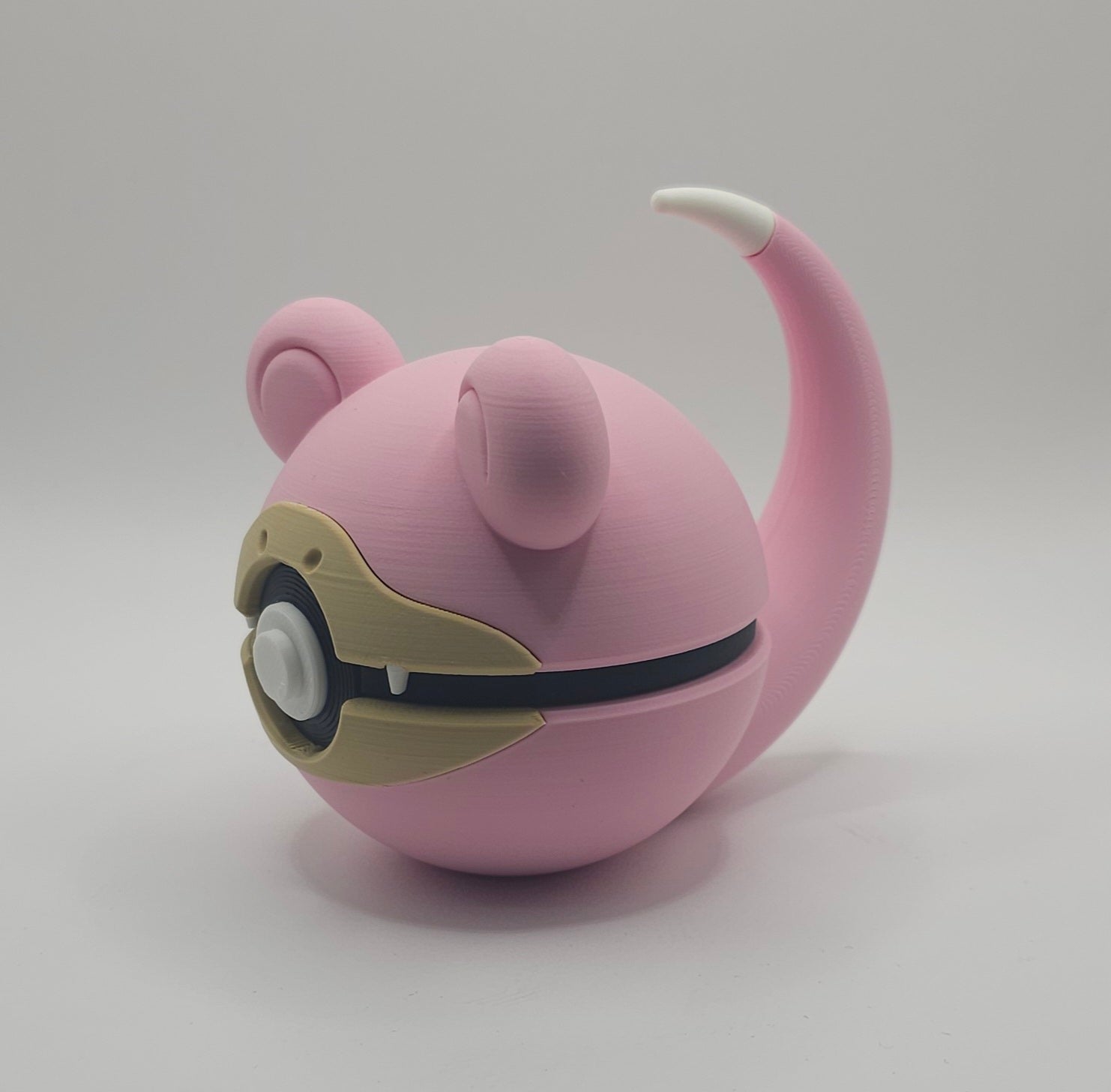 Pokemon Character Design- 3D Printed Pokeball- Slowpoke- Unique Display Collectible