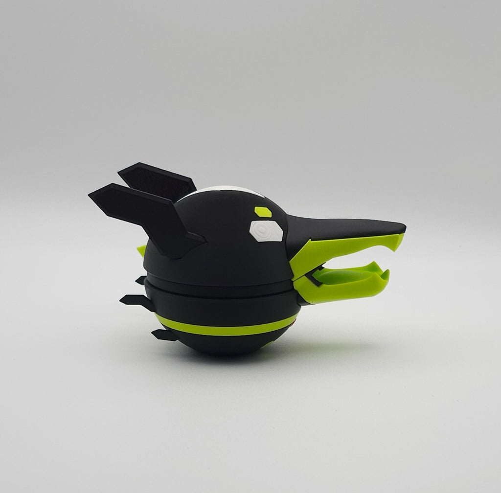 Pokemon Character Design- 3D Printed Pokeball- Zygarde 10% Form- Unique Display Collectible