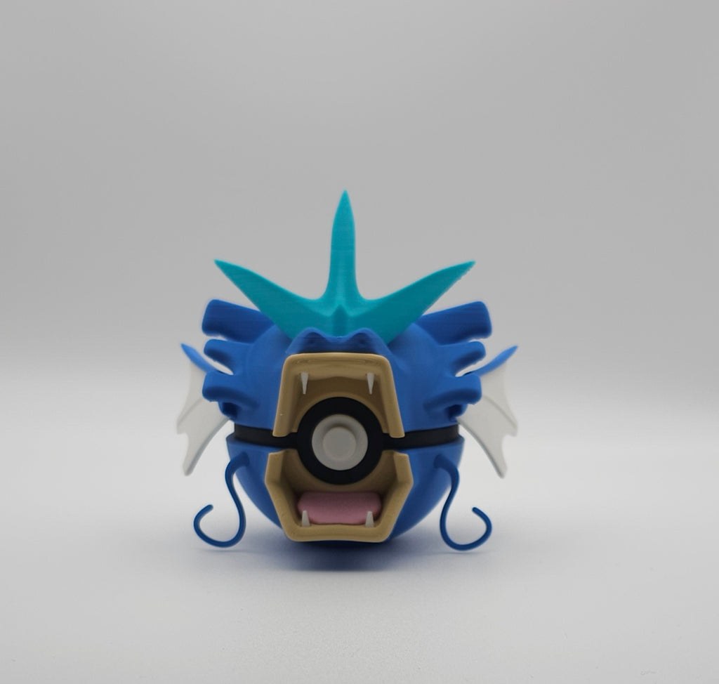 Pokemon Character Design 3D Printed Pokeball - Gyarados - Unique Display Collectible
