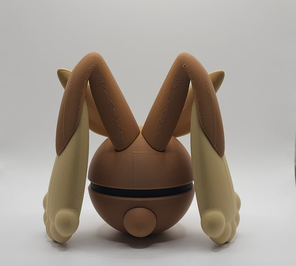 Pokemon Character Design- 3D Printed Pokeball- Lopunny- Unique Display Collectible