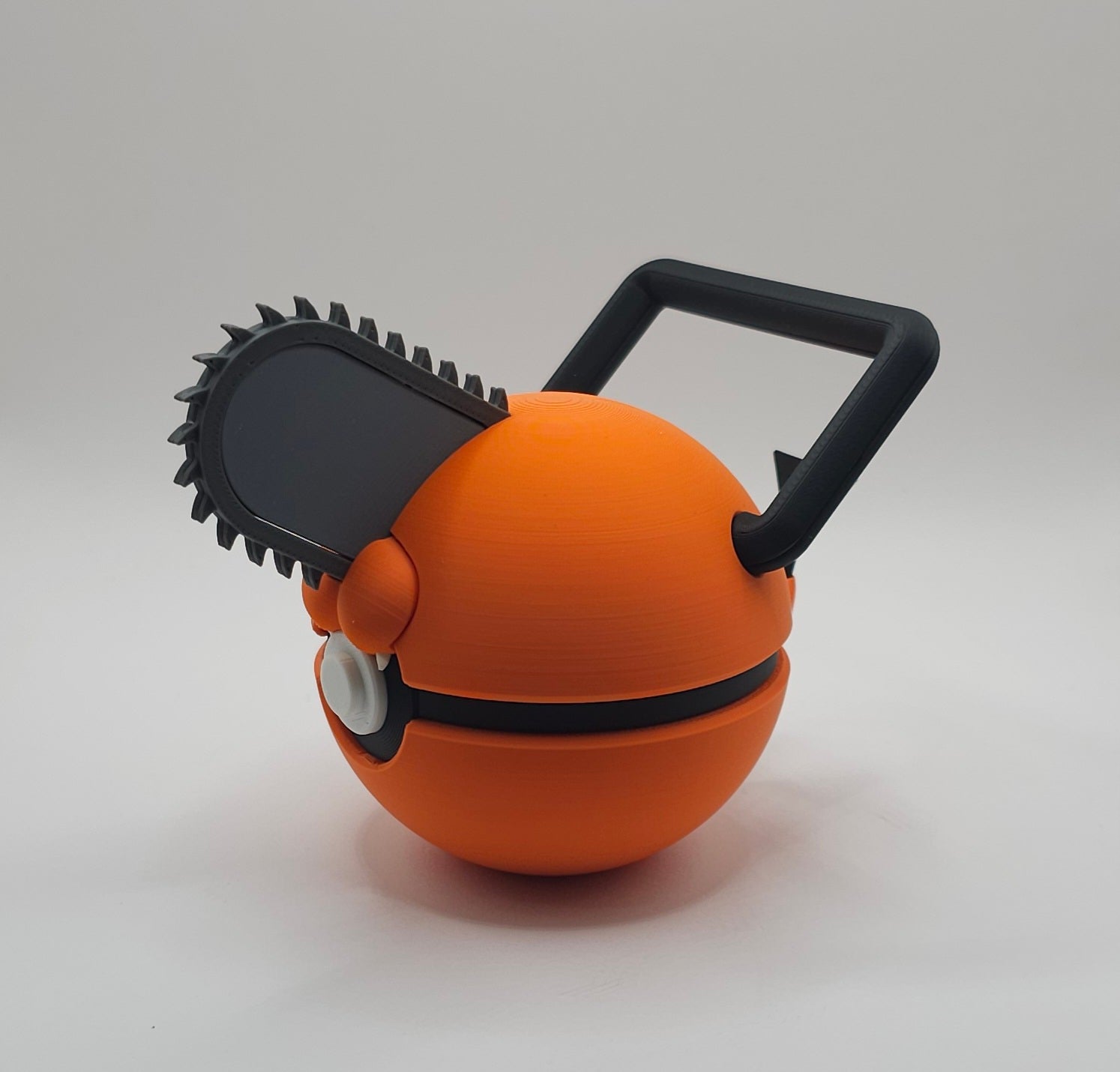 Chainsaw Man Character Pochita Design- 3D Printed Pokeball- Unique Display Collectible