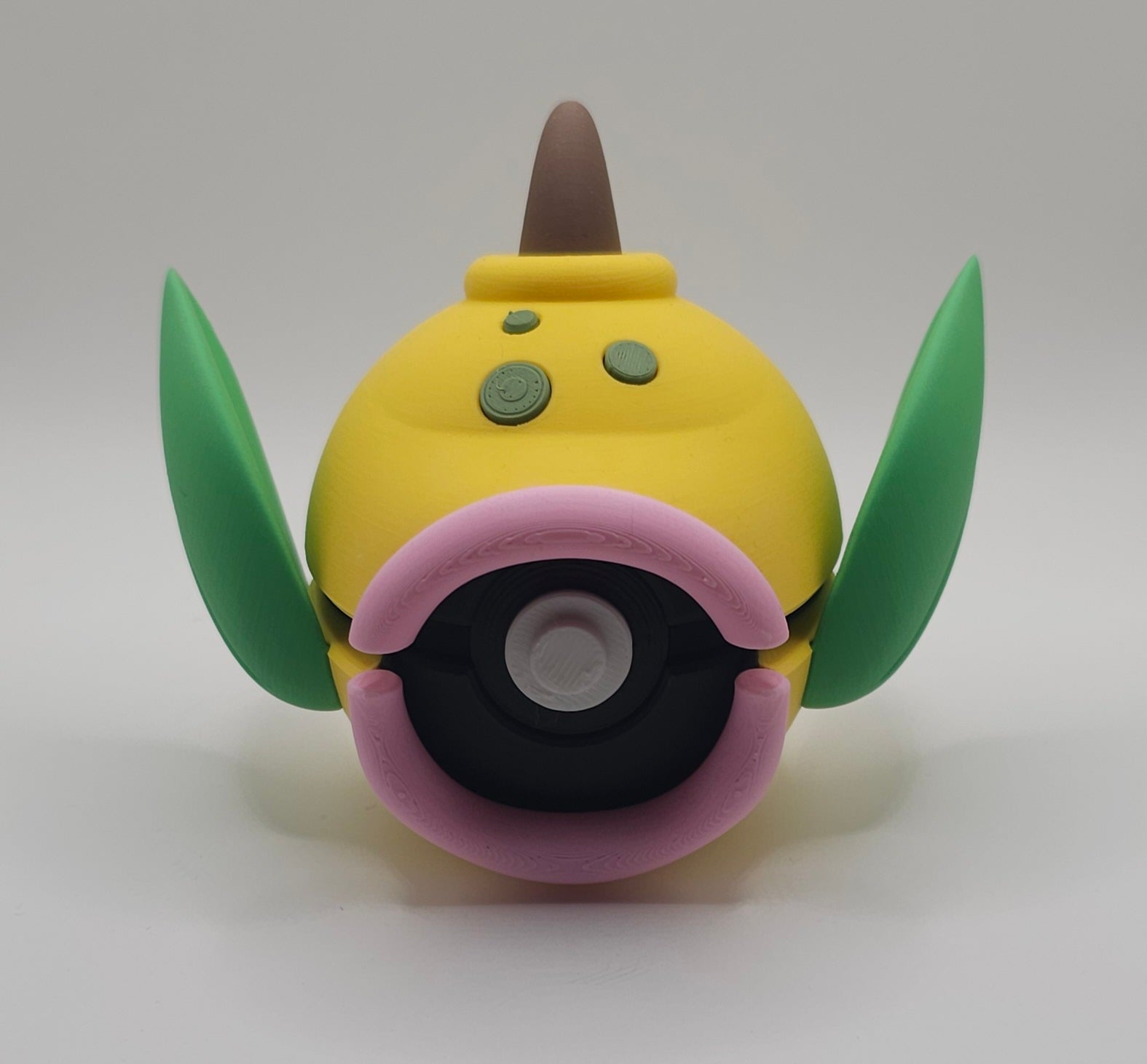 Pokemon Character Design- 3D Printed Pokeball- Weepinbell- Unique Display Collectible