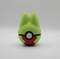 Pokemon Character Design- 3D Printed Pokeball- Treeko- Unique Display Collectible