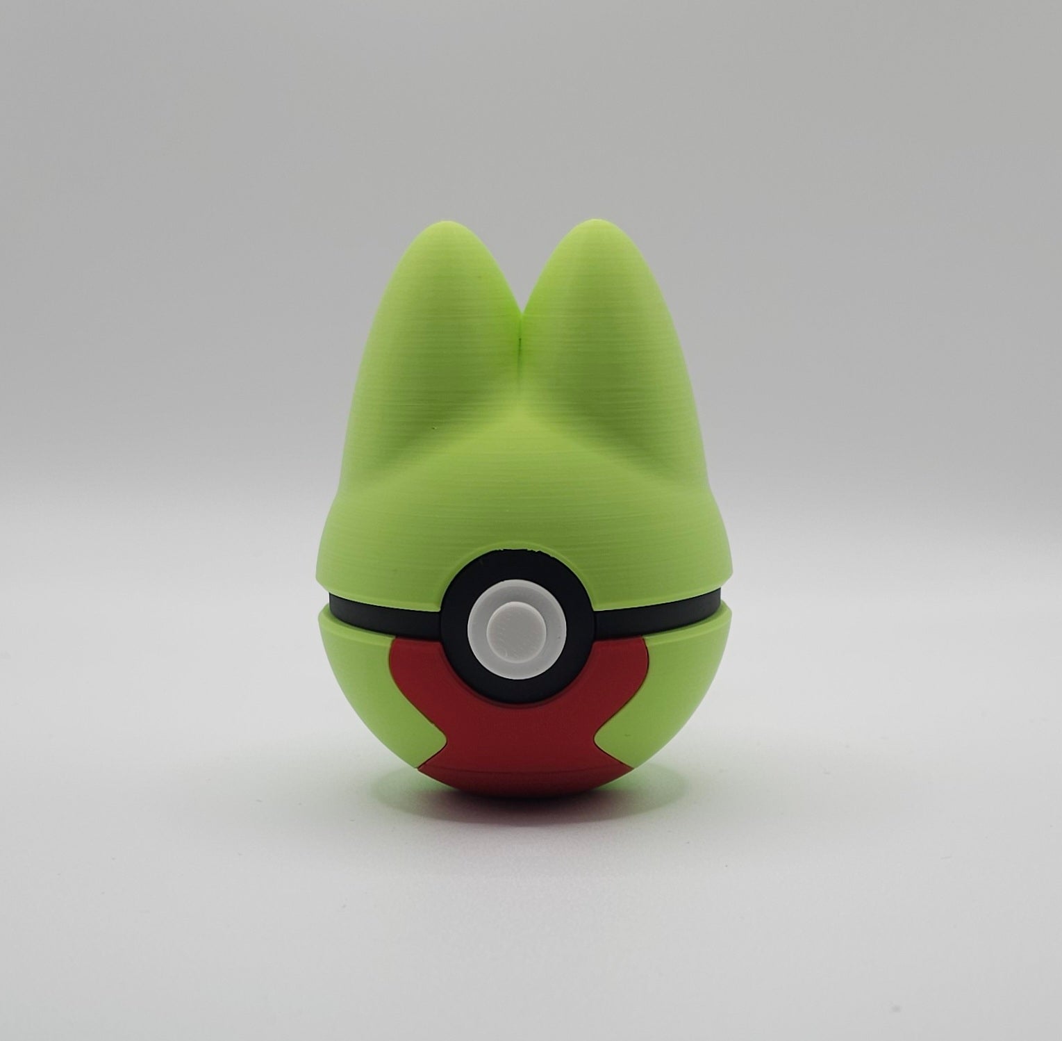 Pokemon Character Design- 3D Printed Pokeball- Treeko- Unique Display Collectible