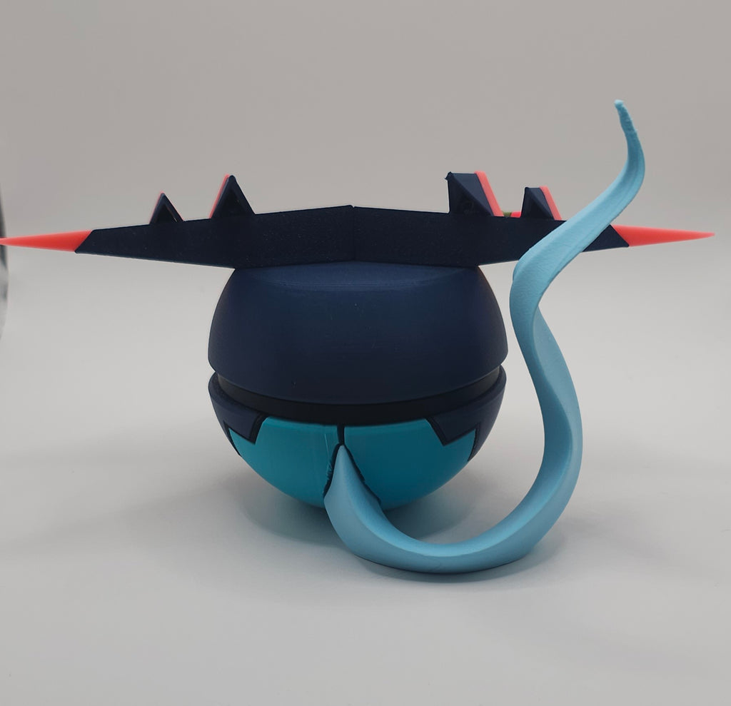 Pokemon Character Design 3D Printed Pokeball - Dragapult - Unique Display Collectible